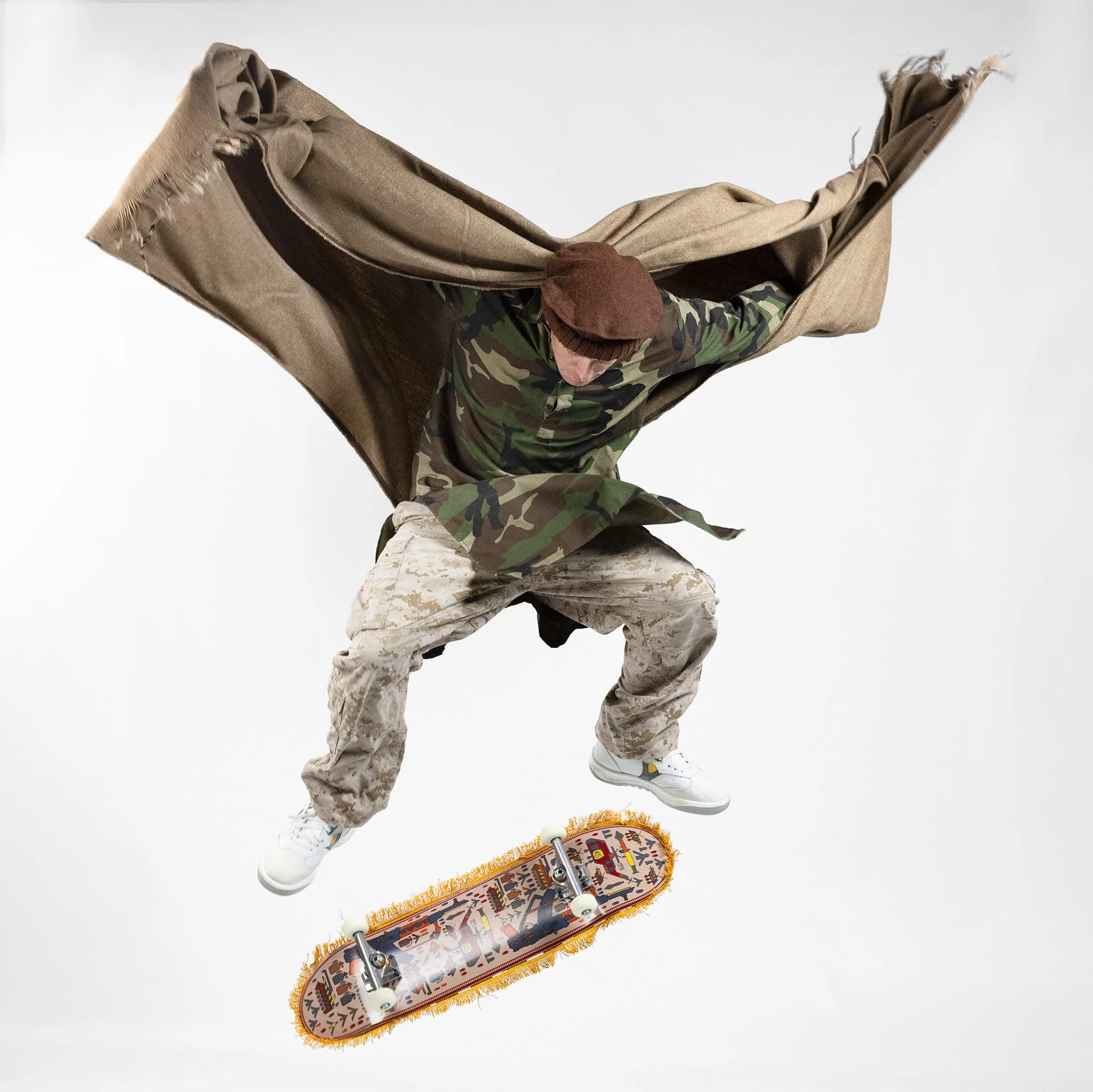 Afghan "War Rug" Skate Deck - Image 2
