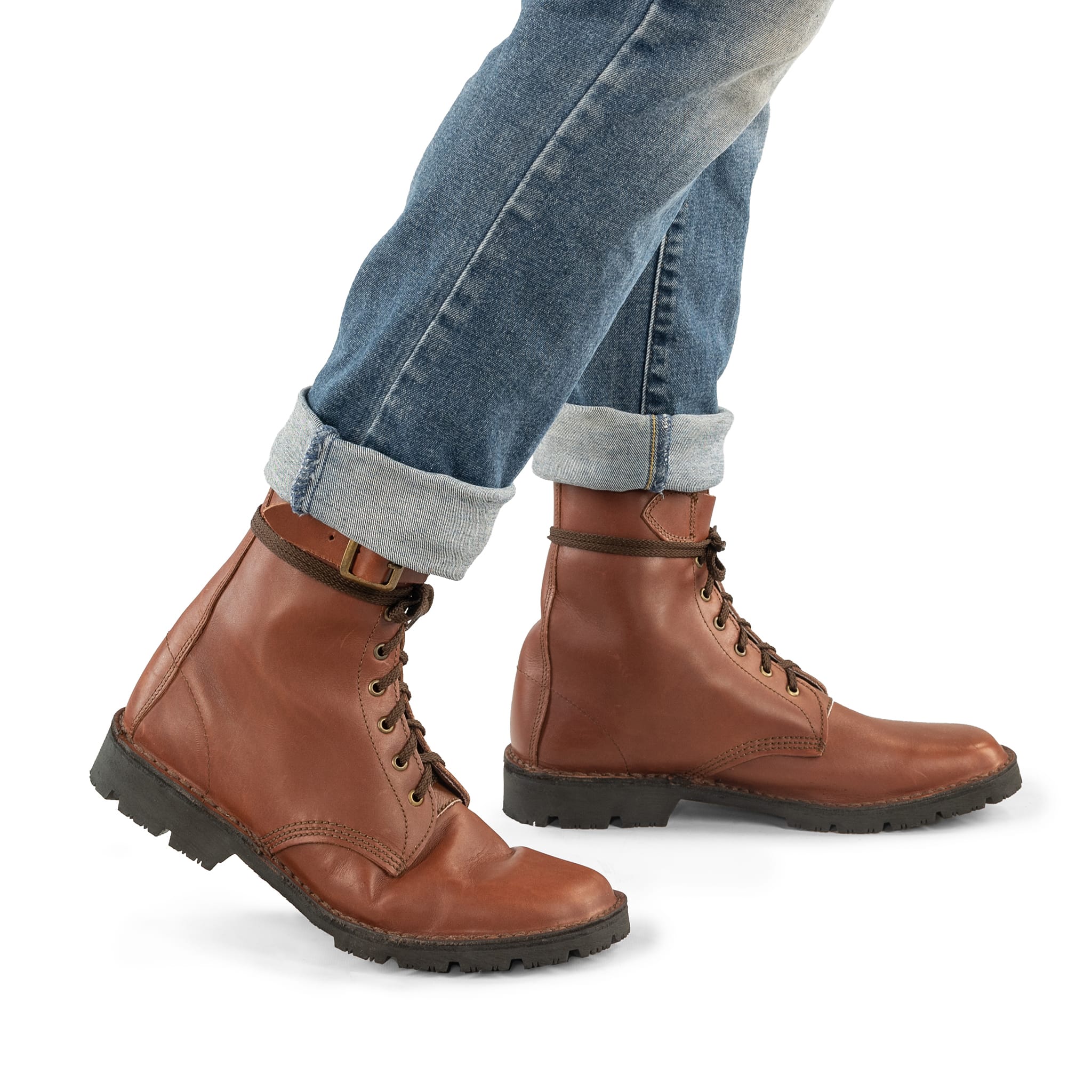 Half Combat Waxi Boot, Black - Image 4